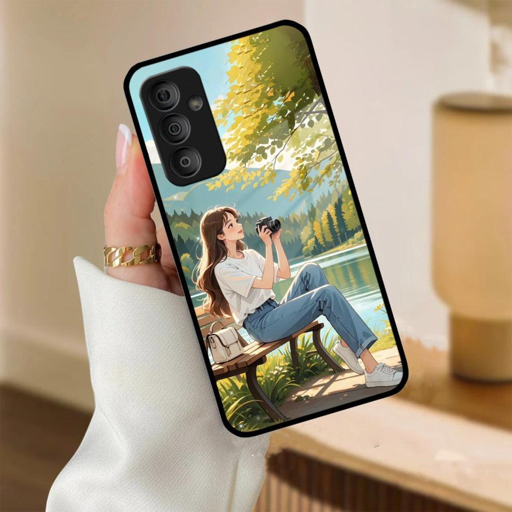 Nature Frame Glass Case Cover For Samsung - ShopOnCliQ