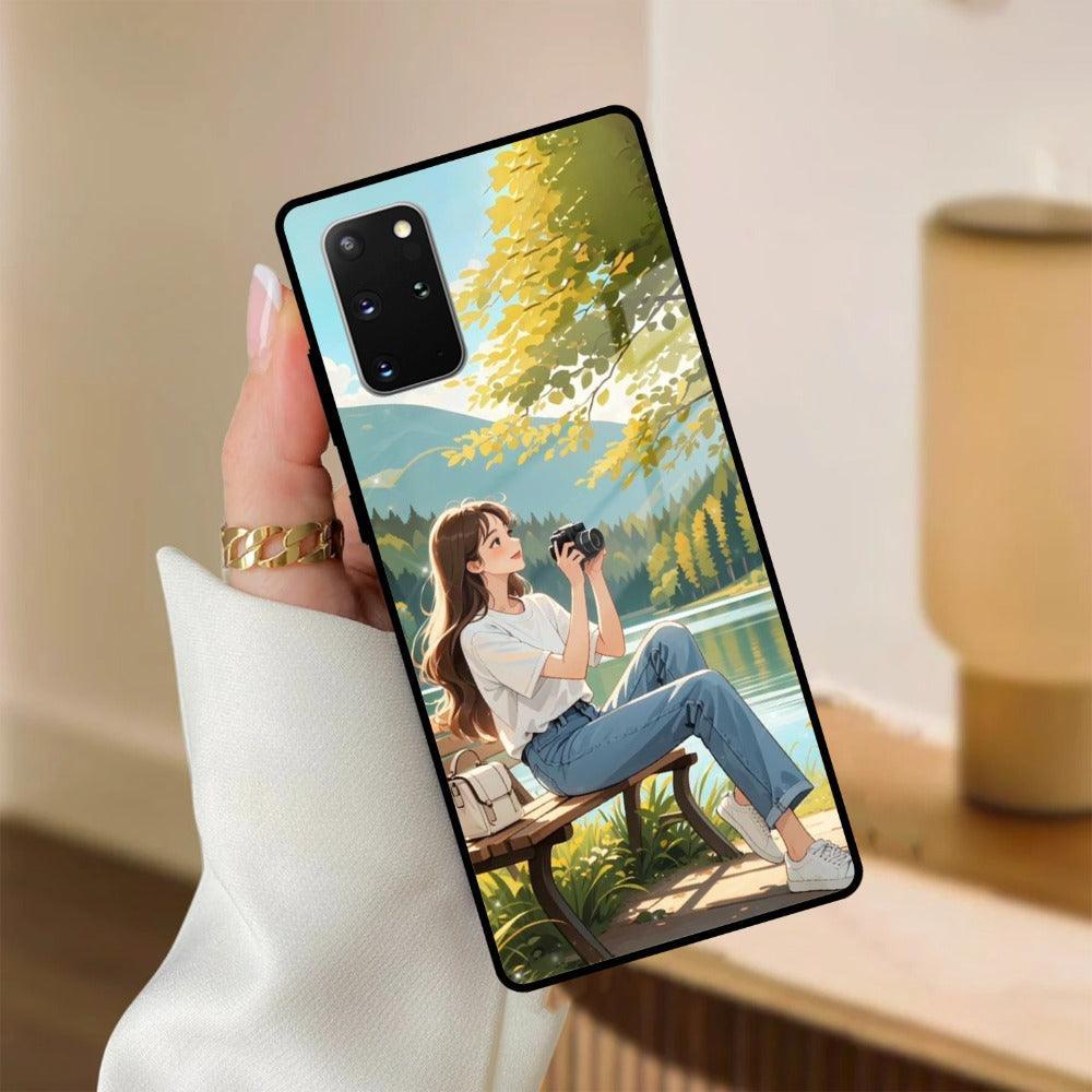 Nature Frame Glass Case Cover For Samsung - ShopOnCliQ