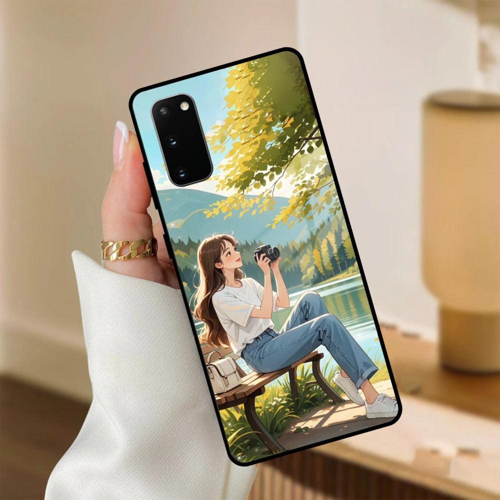 Nature Frame Glass Case Cover For Samsung - ShopOnCliQ