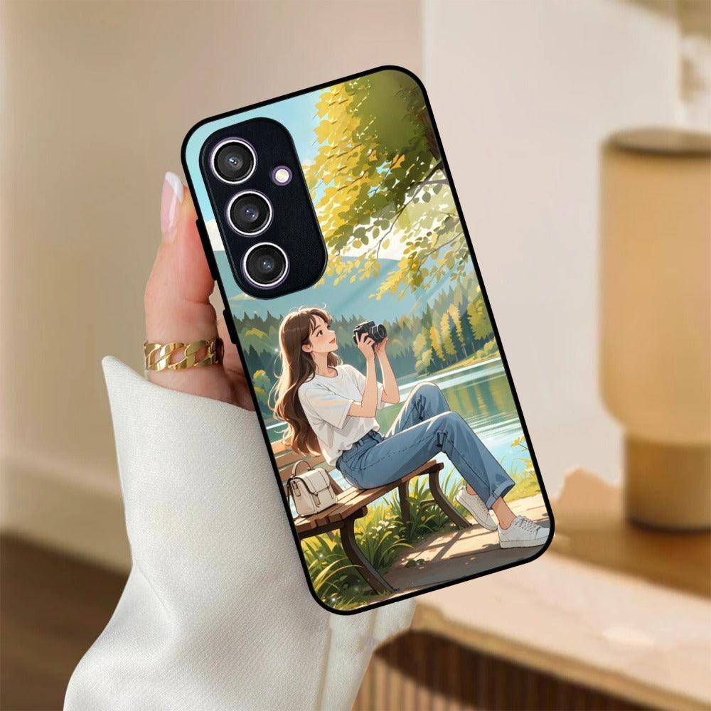 Nature Frame Glass Case Cover For Samsung - ShopOnCliQ