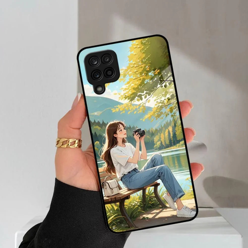 Nature Frame Glass Case Cover For Samsung - ShopOnCliQ