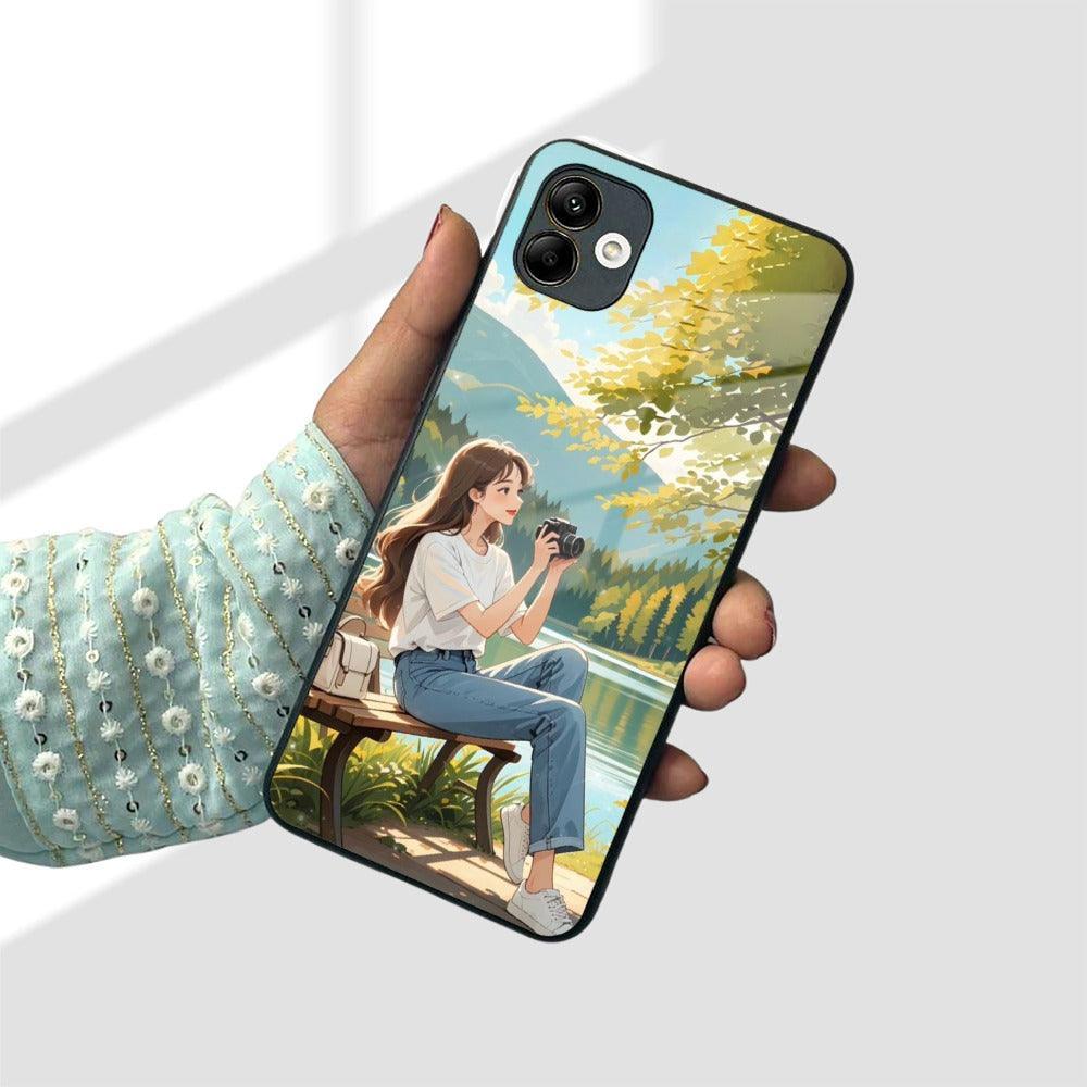 Nature Frame Glass Case Cover For Samsung - ShopOnCliQ