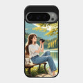 nature s frame glossy metal case cover for Google Pixel 9 Pro 5G
