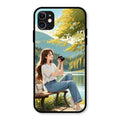 nature s frame glossy metal case cover for iPhone 11