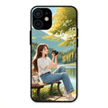 nature s frame glossy metal case cover for iPhone 12 mini