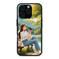 nature s frame glossy metal case cover for iPhone 16 Pro