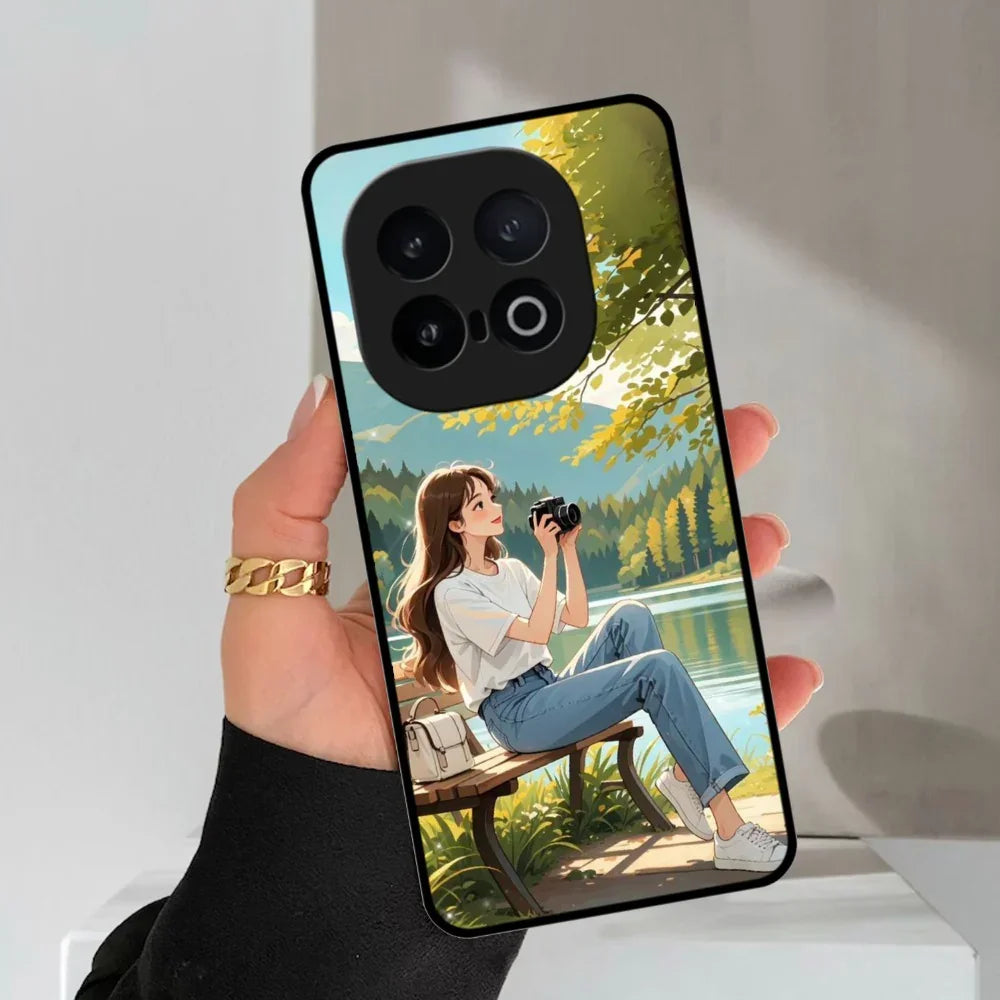 Nature’s Frame Glossy Metal Case Cover For Vivo - ShopOnCliQ