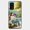 nature s frame glossy metal case cover for Iqoo 7 5G
