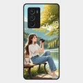 nature s frame glossy metal case cover for Iqoo 9 Se 5G