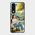 nature s frame glossy metal case cover for Iqoo Z10 Lite