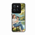 nature s frame glossy metal case cover for Motorola Edge 50