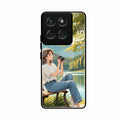 nature s frame glossy metal case cover for Motorola Edge 60 Stylus 5G
