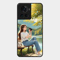 nature s frame glossy metal case cover for Oneplus 10R 5G