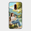 nature s frame glossy metal case cover for Oneplus 7