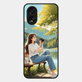 nature s frame glossy metal case cover for Oppo A38