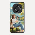 nature s frame glossy metal case cover for Oppo F31 Pro 5G