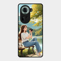 nature s frame glossy metal case cover for Oppo Reno 11 5G