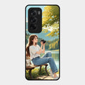 nature s frame glossy metal case cover for Oppo Reno 12 5G