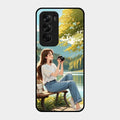 nature s frame glossy metal case cover for Oppo Reno 12 Pro 5G