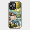 nature s frame glossy metal case cover for Oppo Reno 14 Pro 5G