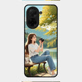 nature s frame glossy metal case cover for Poco C71