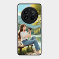 nature s frame glossy metal case cover for Realme 12 Pro 5G