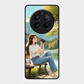 nature s frame glossy metal case cover for Realme 12 Pro Plus 5G