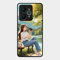 nature s frame glossy metal case cover for Realme 15 5G