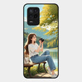 nature s frame glossy metal case cover for Realme 8 5G