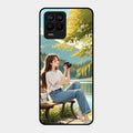 nature s frame glossy metal case cover for Realme 8 Pro