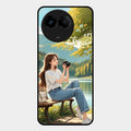 nature s frame glossy metal case cover for Realme C67 5G