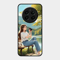 nature s frame glossy metal case cover for Realme Narzo 70 5G