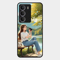 nature s frame glossy metal case cover for Realme P3 Lite 5G