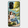 nature s frame glossy metal case cover for Redmi Note 10 Pro