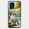 nature s frame glossy metal case cover for Redmi Note 12 5G