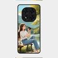 nature s frame glossy metal case cover for Redmi Note 14 Pro 5G