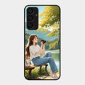 nature s frame glossy metal case cover for Samsung Galaxy A25 5G