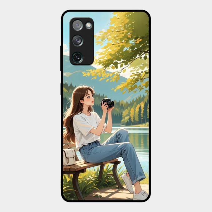 nature s frame glossy metal case cover for Samsung Galaxy S20 Fe 5G