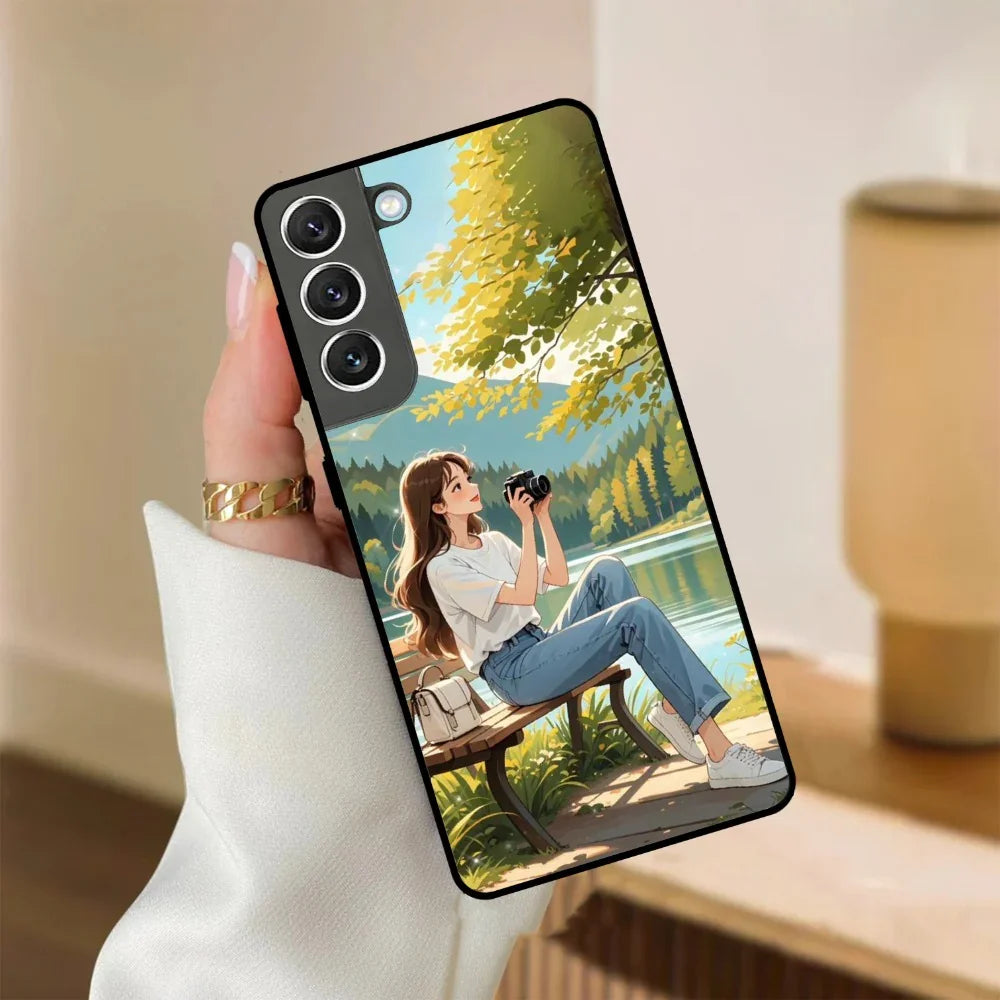 Nature’s Frame Glossy Metal Case Cover For Samsung - ShopOnCliQ