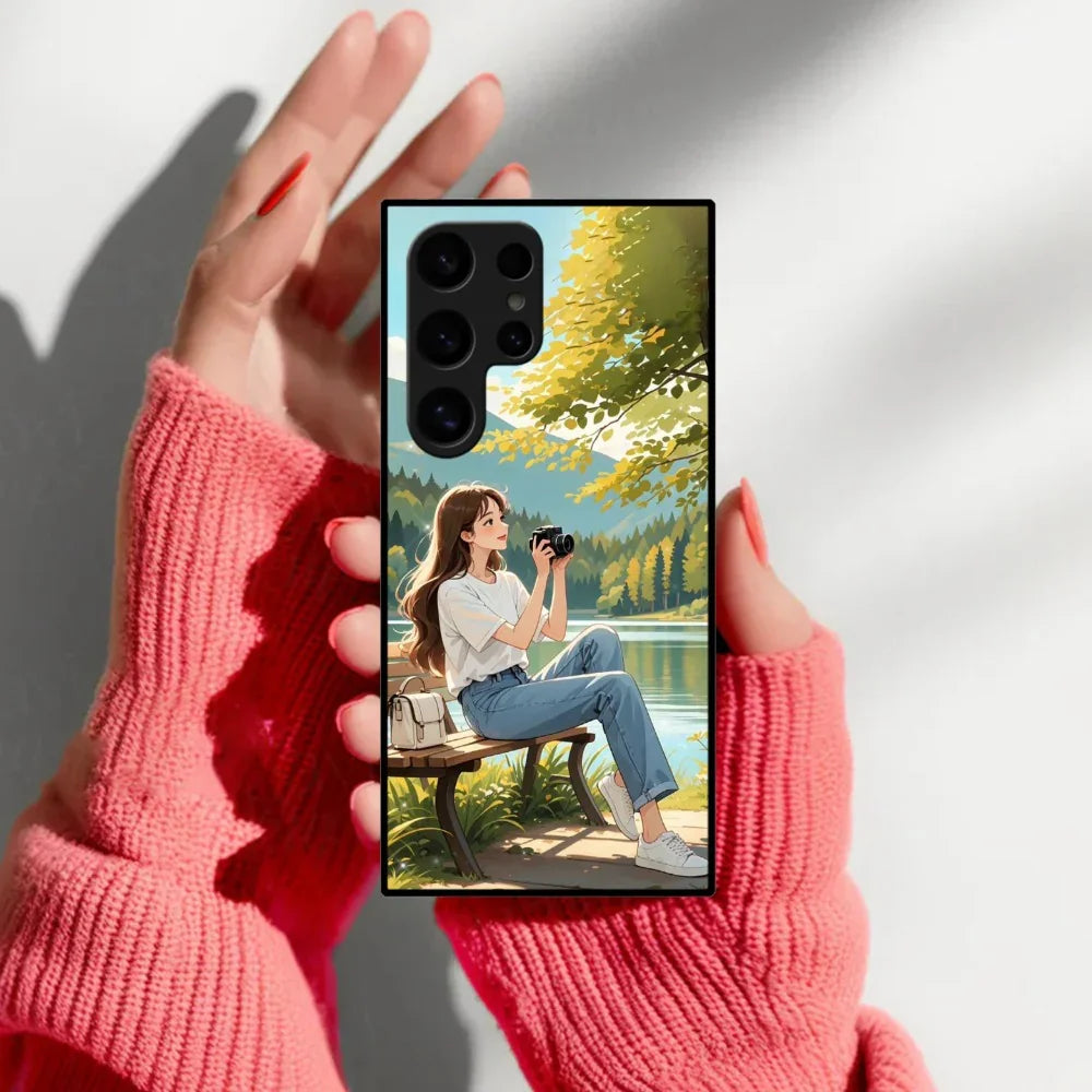 Nature’s Frame Glossy Metal Case Cover For Samsung - ShopOnCliQ