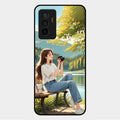 nature s frame glossy metal case cover for Vivo V23E 5G