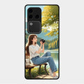 nature s frame glossy metal case cover for Vivo V30 Pro 5G