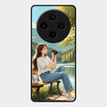 nature s frame glossy metal case cover for Vivo X100 5G