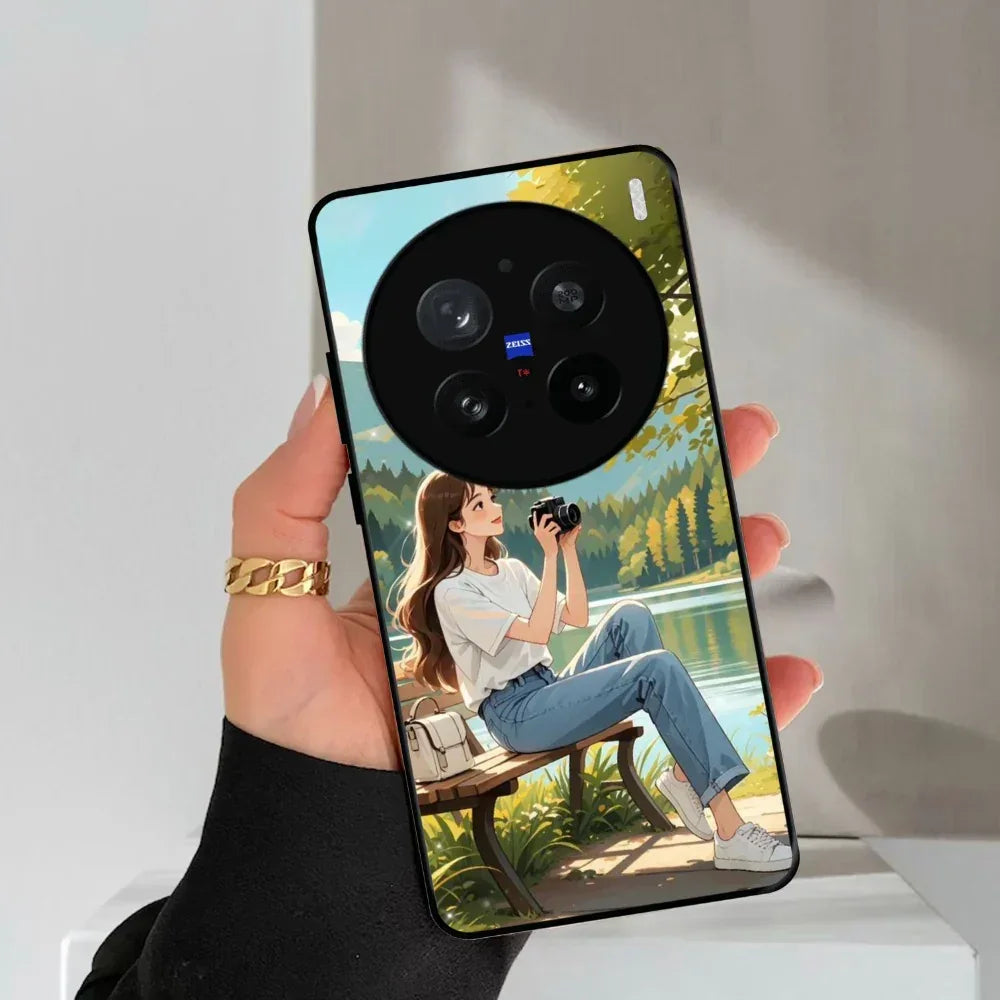 Nature’s Frame Glossy Metal Case Cover For Vivo - ShopOnCliQ