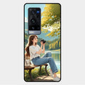 nature s frame glossy metal case cover for Vivo X60 Pro Plus 5G