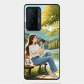 nature s frame glossy metal case cover for Vivo X70 Pro 5G