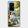 nature s frame glossy metal case cover for Vivo X70 Pro Plus 5G