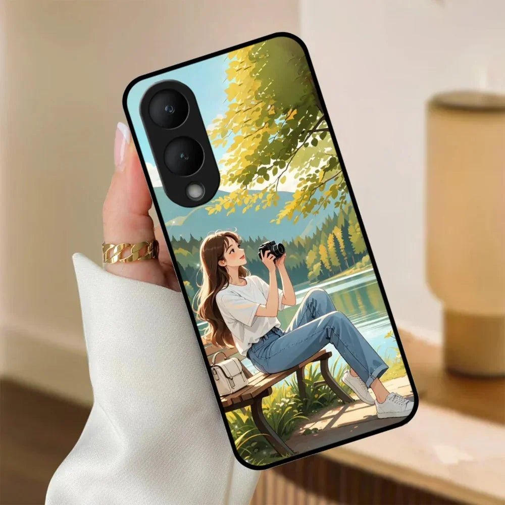 Nature’s Frame Glossy Metal Case Cover For Vivo - ShopOnCliQ