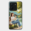 nature s frame glossy metal case cover for Vivo Y36
