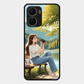 nature s frame glossy metal case cover for Vivo Y56 5G